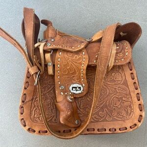 Large saddle bag vintage
